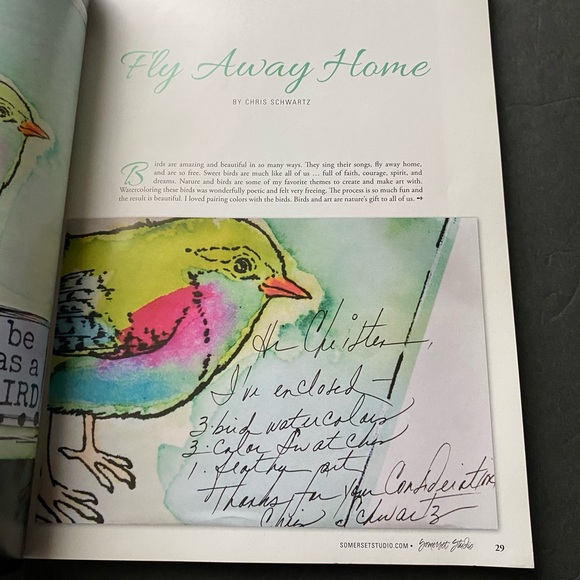 Somerset Studio The Art of Paper and Mixed Media Magazine March/ April 2015 - Picture 10 of 15